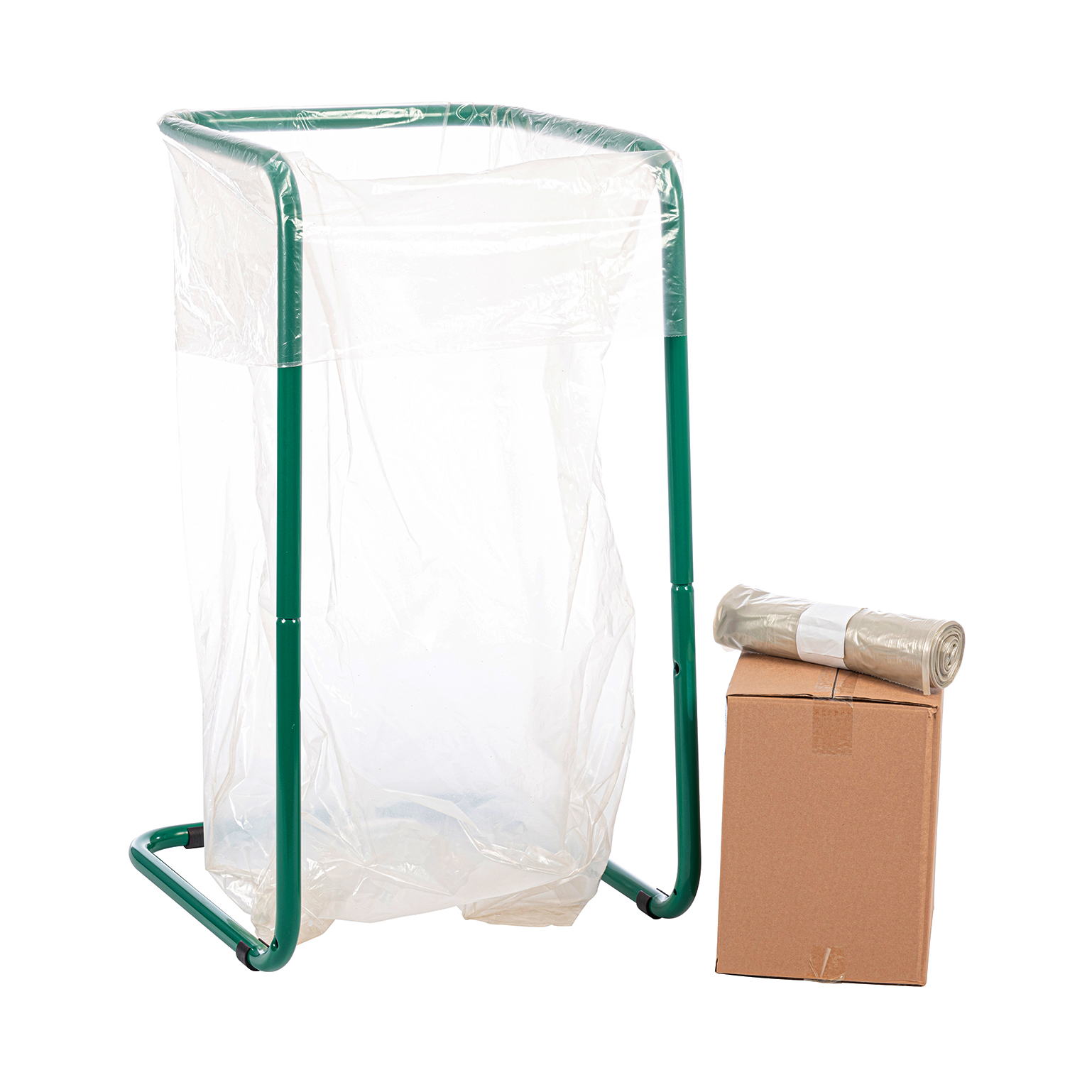 Knapsack 300 l, LDPE recyclate, 50 mu, no print, perforated, without closing ribbon detail 2