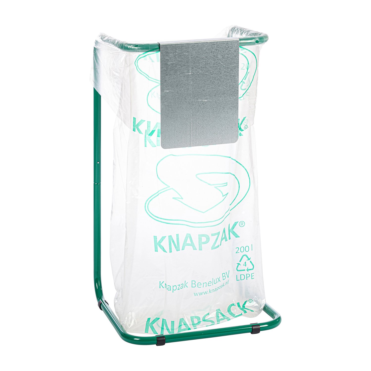 KIP3-4-10ZV Plaque d'information Que doit on jeter dans le système Knapsack ? Vous pouvez l’indiquer par moyen d’une plaque d’information. Ces plaques d’information sont disponibles pour les supports de Knapsack 60 à 2500 litres.